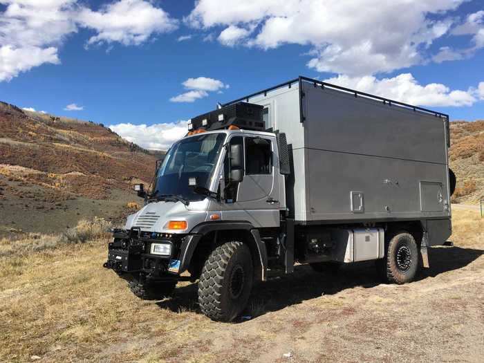 The tiny home on wheels comes with a heater, air conditioner, and roof fan that regulates the temperature of the home, which is already insulated with closed-cell foam.