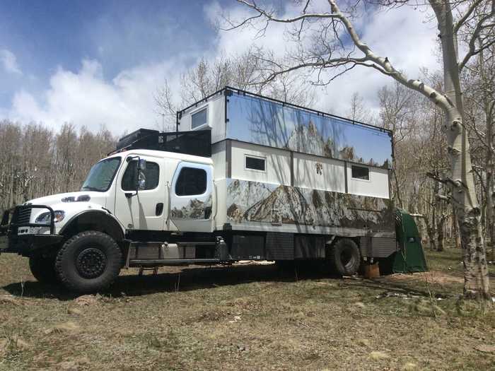 The Pangea can be built on medium-duty trucks from automakers like Kenworth, International, and BAE, along with Mercedes-Benz and Freightliner.