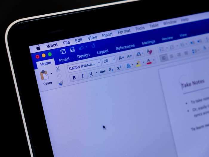 3. Microsoft Word: Word-processing program