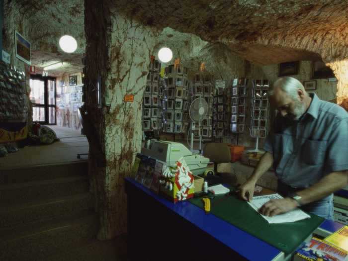 Inhabitants can also buy a good book at the town