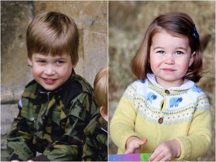 Like William was as a youngster, Charlotte is pretty adorable.