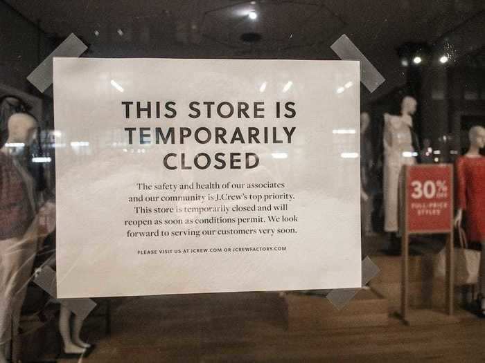 In March, J.Crew was forced to close its stores as the coronavirus pandemic swept across the globe.