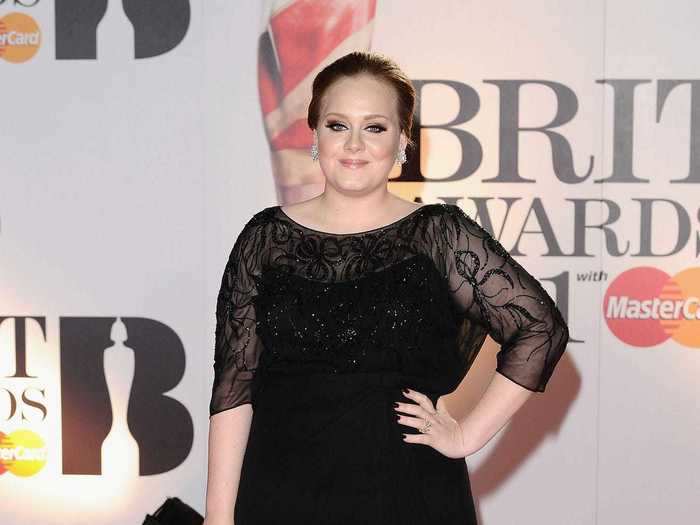 Adele went full Hollywood glam for the 2011 Brit Awards.