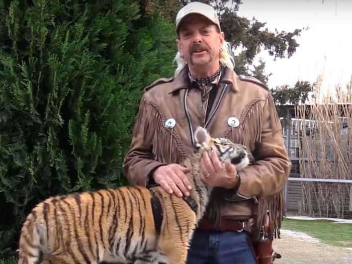 Maldonado-Passage, better known as Joe Exotic, is a former zoo operator who has tried his hand at politics and is currently serving 22 years in prison for killing tigers and concocting a plot to murder his rival.