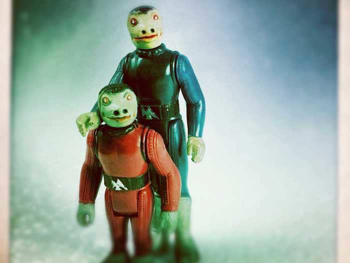 A rare blue "Snaggletooth" action figure could be worth hundreds of dollars.