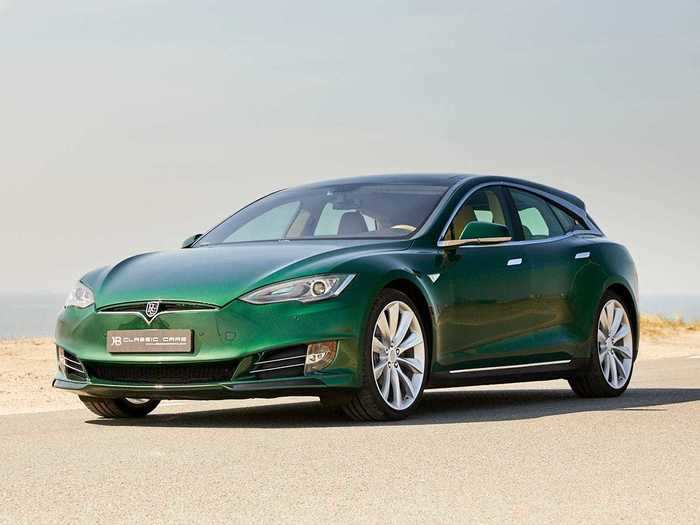 This Model S was converted by a Dutch coachbuilder into a bespoke station wagon called the "Model SB." It