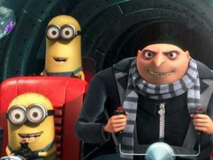 20. In "Despicable Me," villainous Gru is trying to steal the moon from the sky, but his plans are thwarted when three orphans end up in his care.