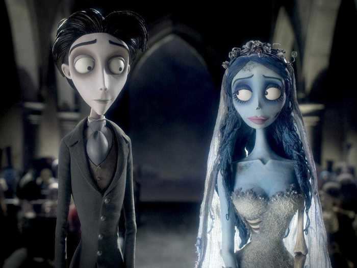 19. "Corpse Bride" is about a runaway groom named Victor who accidentally gets married to a dead bride after stumbling over her grave in the woods.