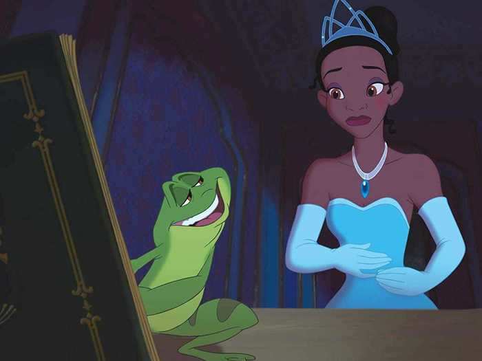 18. "The Princess and the Frog" is about the adventure Princess Tiana goes on when she meets a frog who desperately wants to be human again.