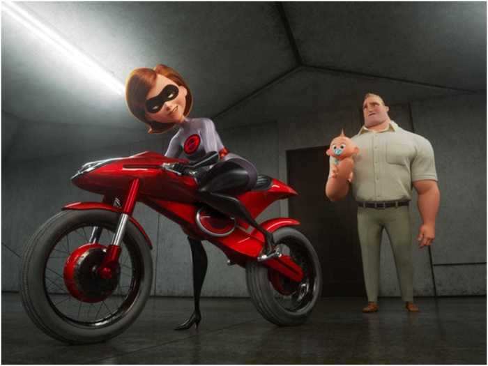 8. "Incredibles 2" follows the Incredible family as they struggle to balance their family and superhero lives.