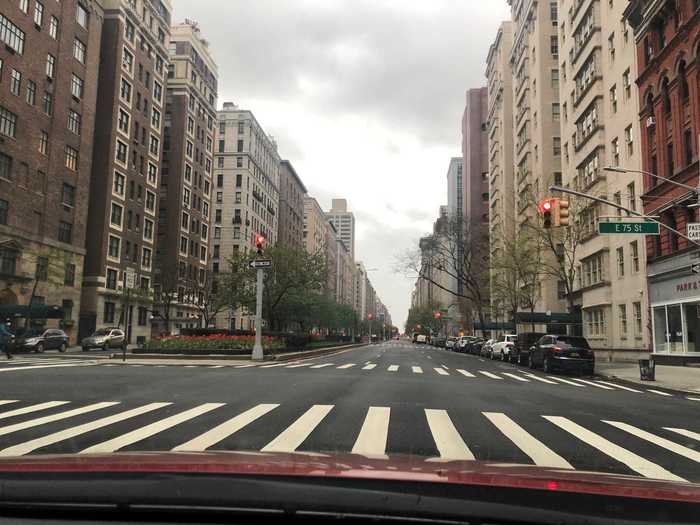 The drive uptown was incredibly eerie. This was our first trip into Manhattan since we left our offices for the last time on March 11.