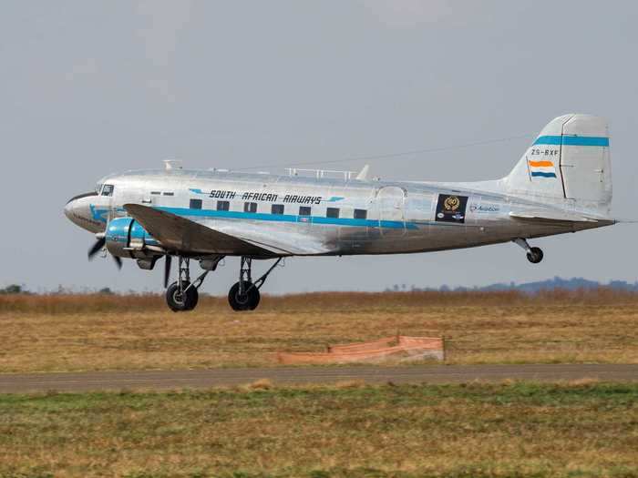 Initial operations for South African included regional flights within Africa. Intra-African and domestic flights were operated by aircraft including the Junkers Ju 52, Douglas DC-3, and Junkers Ju 86.