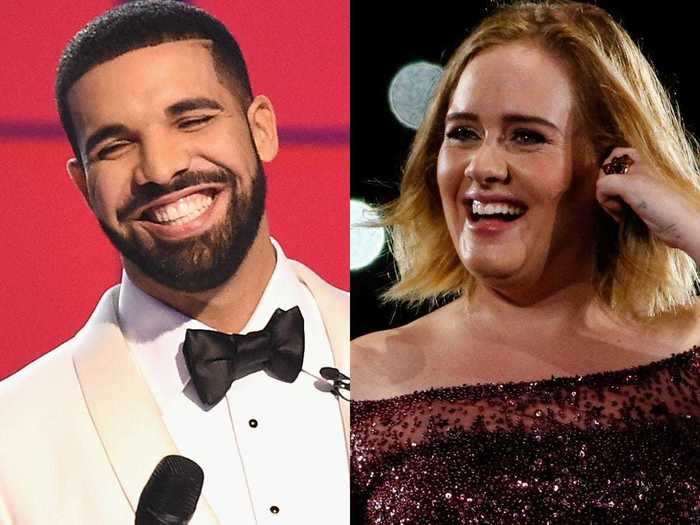 Adele and Drake are pals.