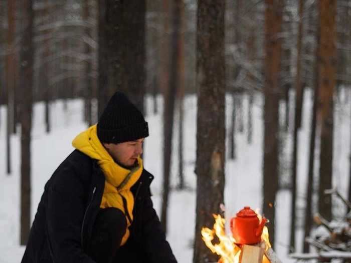 He hopes that his photos will inspire people to "never lose heart" while sitting at home.