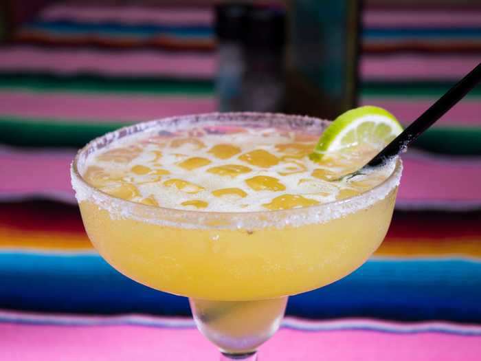 Stick your margarita glasses in the freezer for a few minutes.