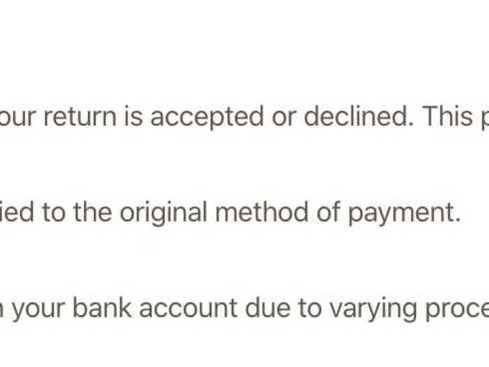 After waiting a few days and not hearing from SKIMS, I decided to check out their website and see how long it usually takes to process returns.