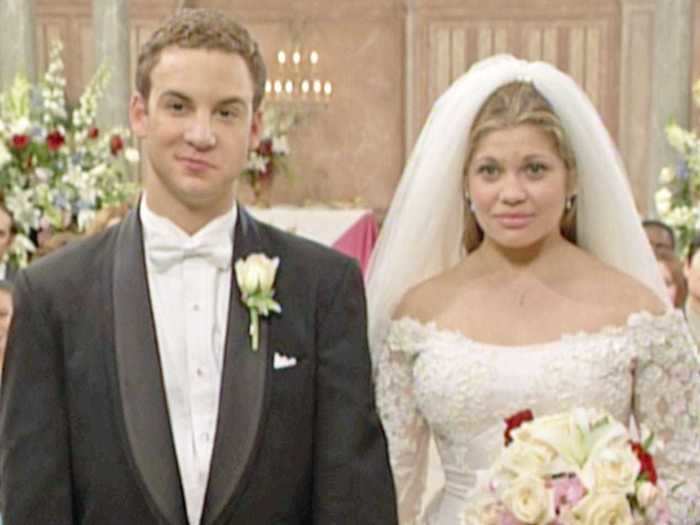 Cory and Topanga were high-school sweethearts on ABC