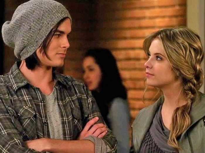 Caleb and Hanna from Freeform