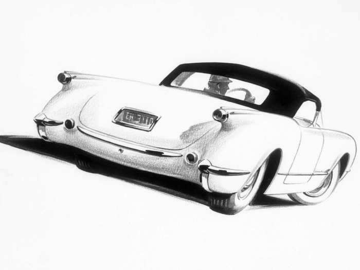 In those days, fiberglass was also more flexible than something that could be stamped out in a steel press, so the resulting Corvette