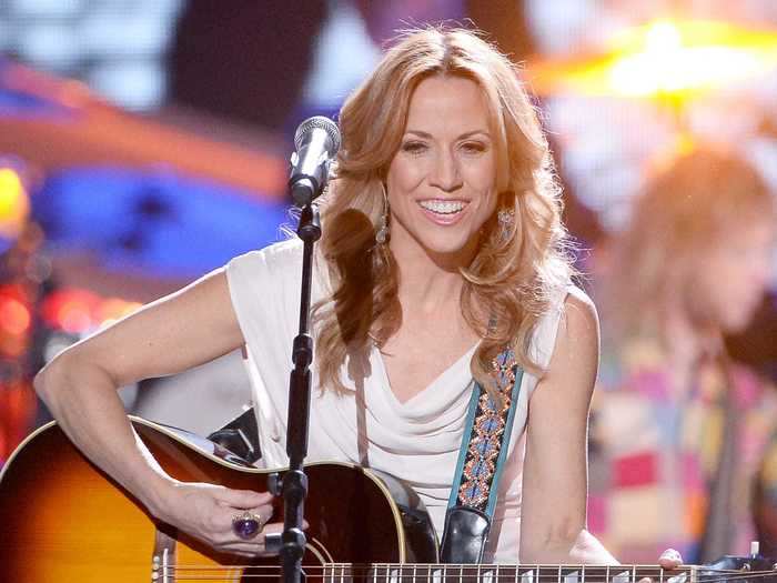 Sheryl Crow adopted her first son at 45 and her second son at 48.