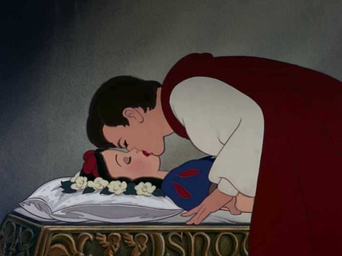 The iconic kiss in "Snow White and the Seven Dwarfs" is non-consensual.