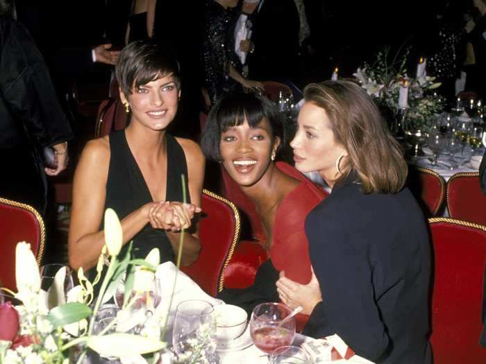 Naomi Campbell, Christy Turlington, and Linda Evangelista also formed "The Trinity" and expanded their careers beyond modeling.