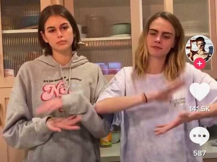 Cara Delevingne has recently bonded with Kaia Gerber, who followed in her mother Cindy Crawford