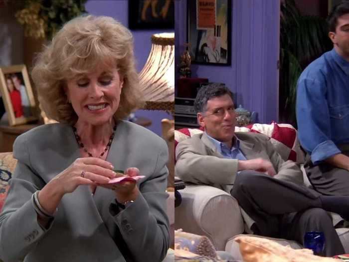 Jack and Judy Geller wore business-casual looks for their first scene of the series.