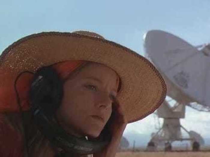 In 1997, Jodie Foster starred in "Contact" about a woman who travels to space after contacting extraterrestrial beings.