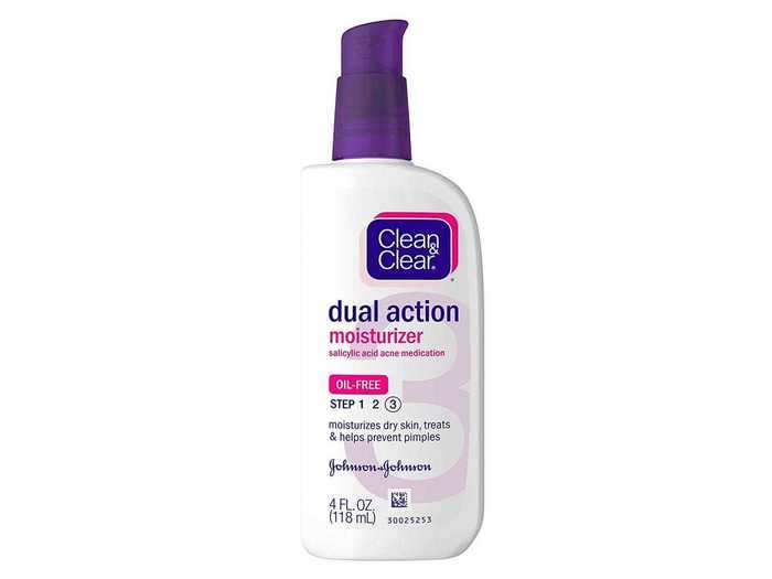 Clean & Clear Essentials Dual Action Facial Moisturizer with Salicylic Acid