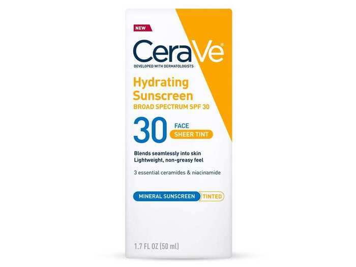 CeraVe Tinted Sunscreen with SPF 30