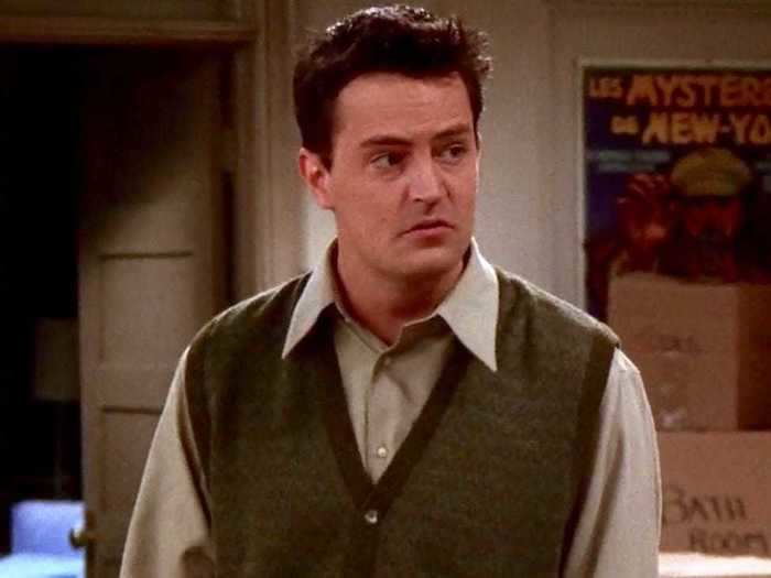 Matthew Perry portrayed Chandler Bing, who was always making sarcastic comments.