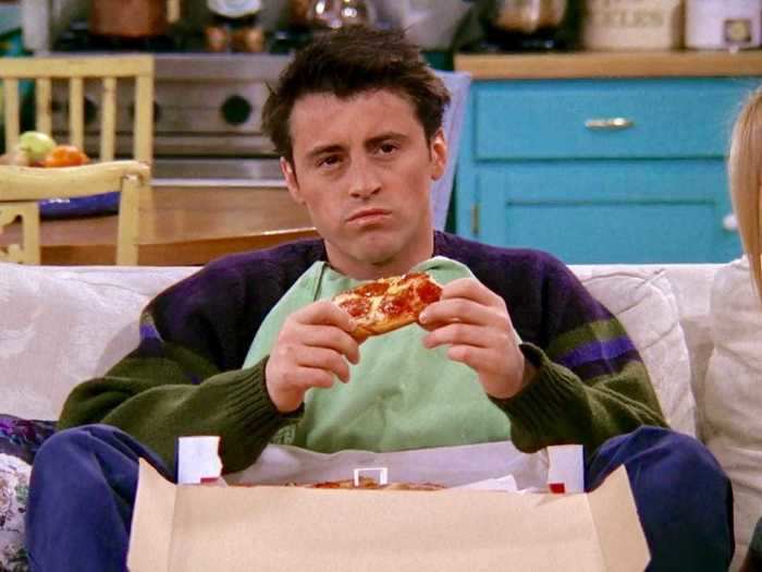 Matt LeBlanc starred as struggling actor Joey Tribbiani.