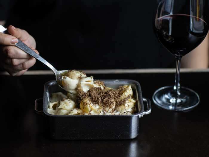 Four Seasons Signature Black Truffle Mac and Cheese