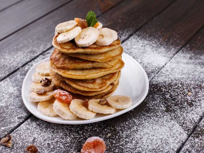 Grand Velas Los Cabos Oatmeal and Banana Pancakes