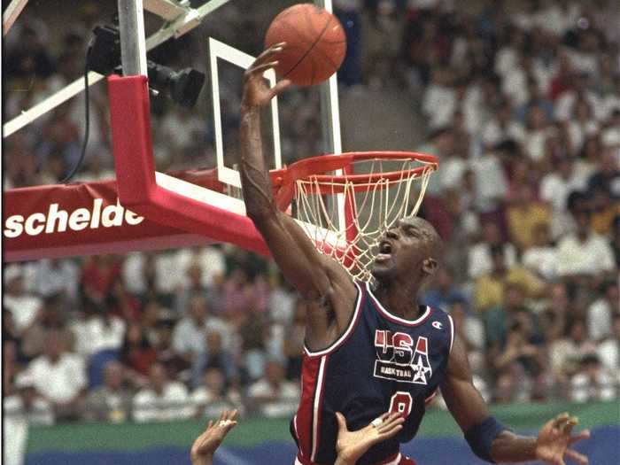 Michael Jordan was the star of the Dream Team and the face of the NBA.