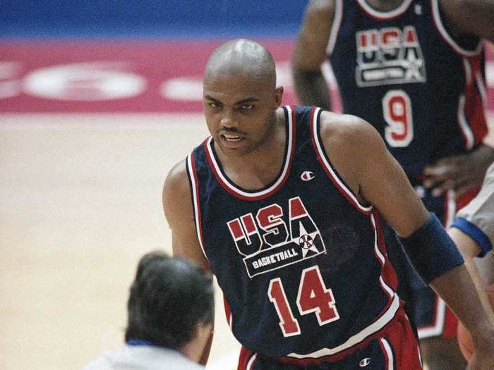 Charles Barkley was another star for the Dream Team, making waves with his flashy play, trash talk, and enjoyment of the Barcelona nightlife during the games.
