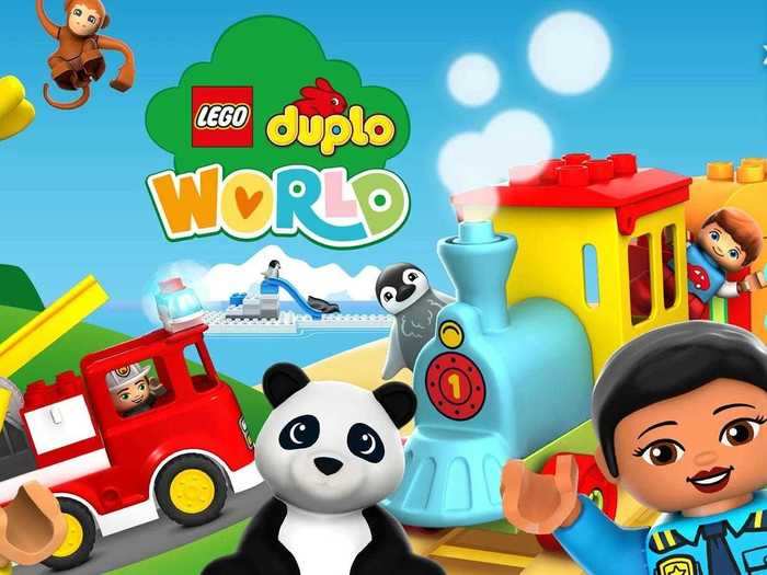 Parents can join their kids in playing virtual Lego Duplo World games.