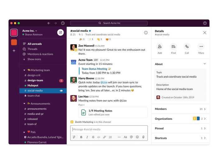 CEOs say Slack helps keep email inboxes from overflowing and makes check-ins easier.