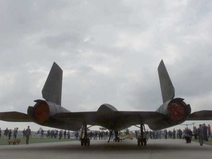 Powering the spy plane were two Pratt & Whitney J58 engines that resembled rockets rather than airplane engines. They enabled the high altitude, supersonic fleets the Blackbird would undertake.