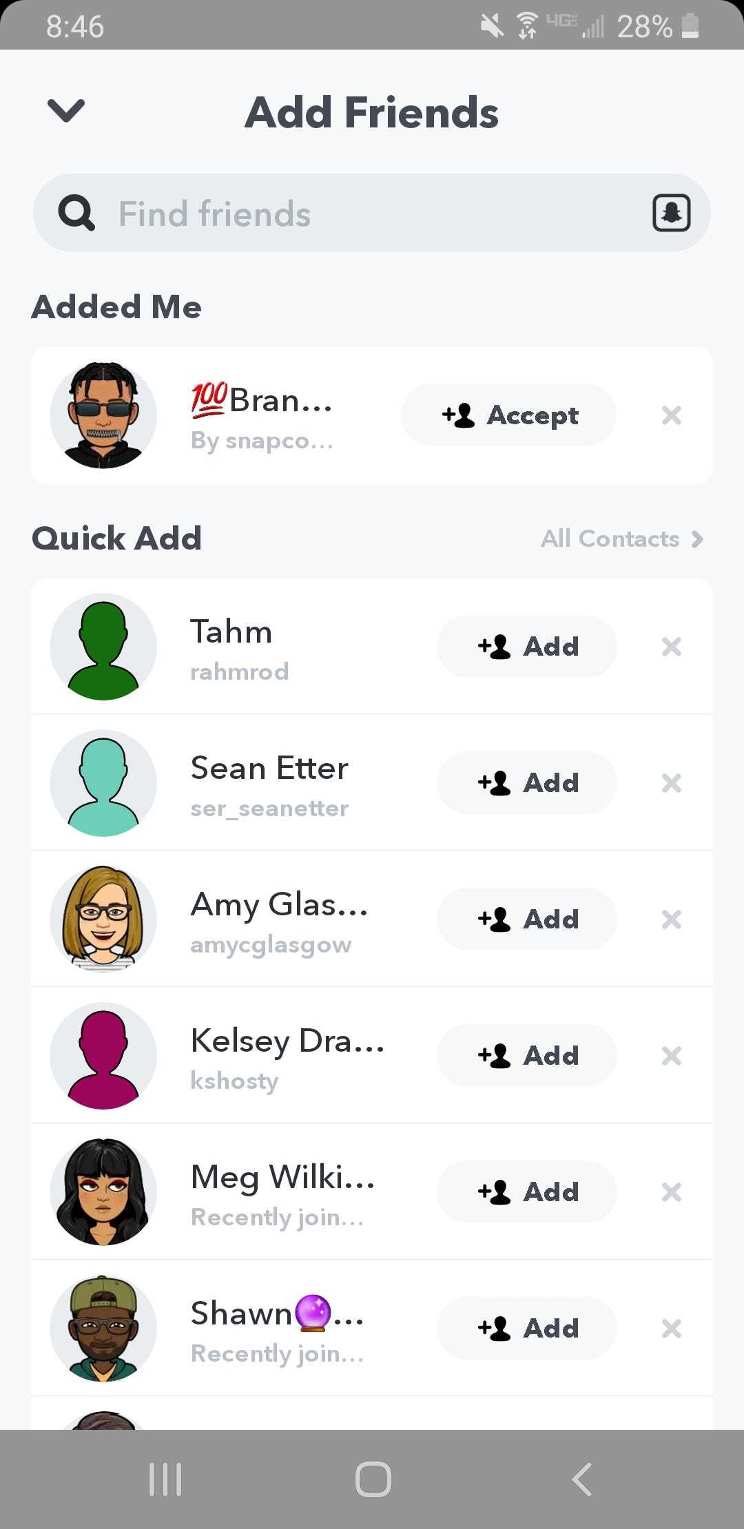 How to see who added you on Snapchat 2