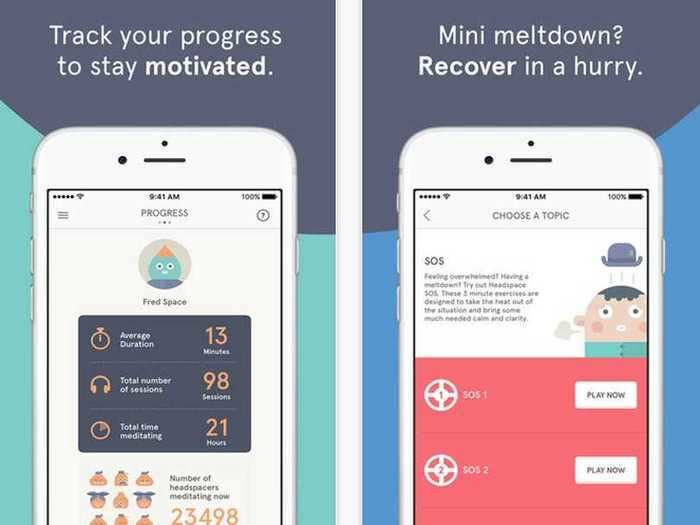 The meditation app Headspace also offers sleep music and meditations.