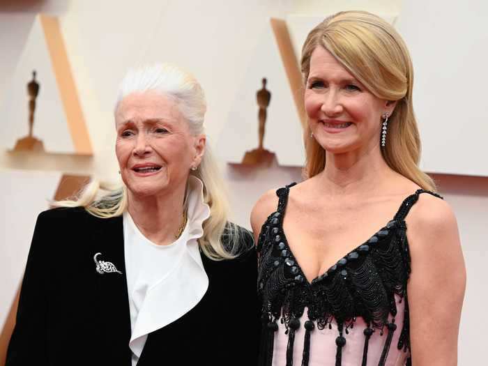 Laura Dern brought her famous mother, Diane Ladd.