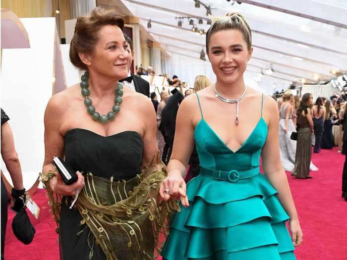 Best Supporting Actress nominee, Florence Pugh, also invited her mother, Deborah, to the 2020 Academy Awards.