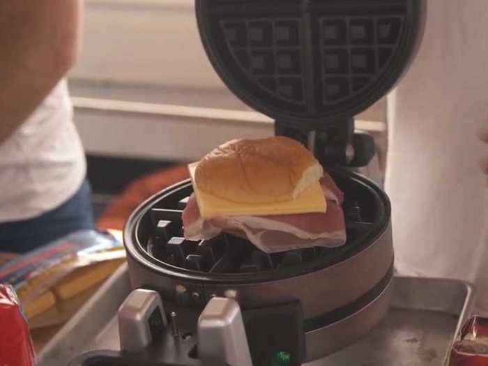 Waffle irons can stand in for sandwich makers.