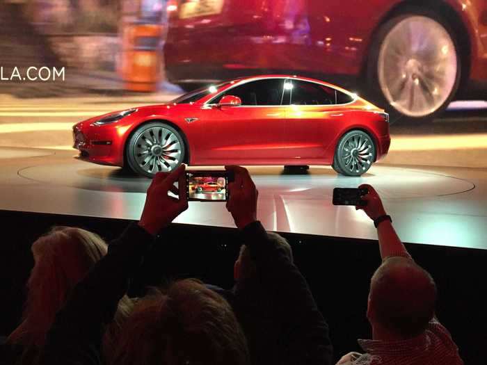 Tesla revealed the the Model 3 to much hoopla in 2016.