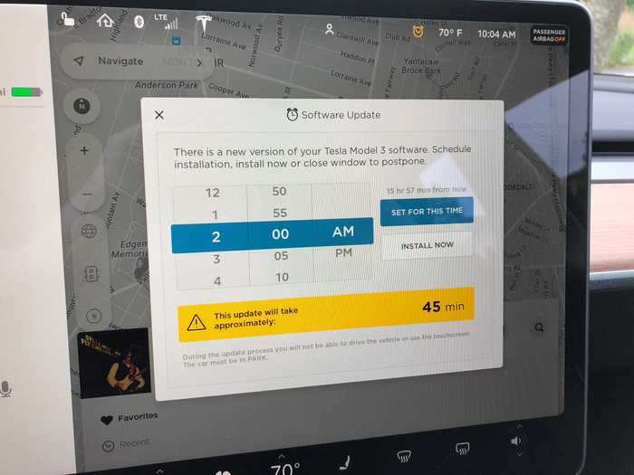 The killer app for Teslas is over-the-air software updates. I experienced one while I was testing the Model 3. It didn