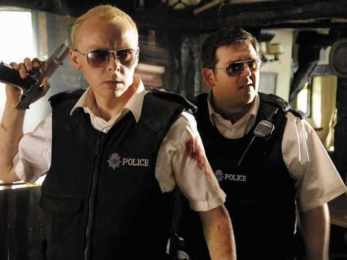 "Hot Fuzz" (2007) is a parody of buddy-cop films.