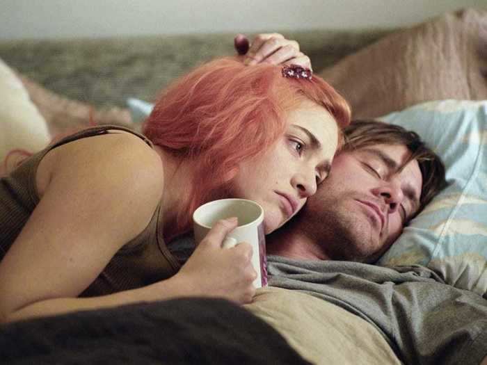 A couple tries to erase their memories of each other in "Eternal Sunshine of the Spotless Mind" (2004).