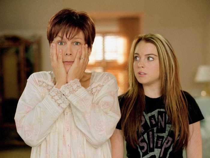 A daughter and mother switch bodies in "Freaky Friday" (2003).